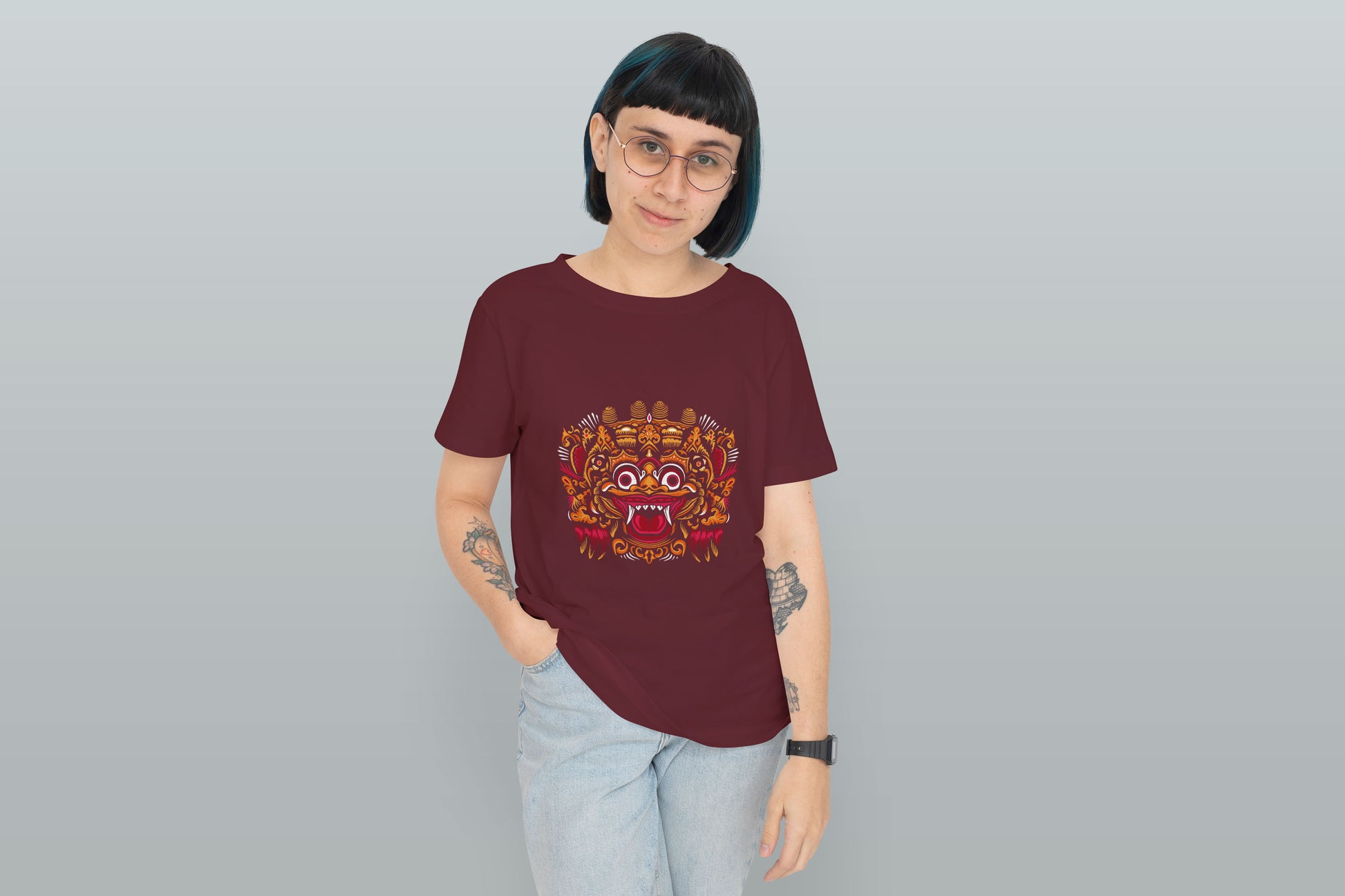 maroon