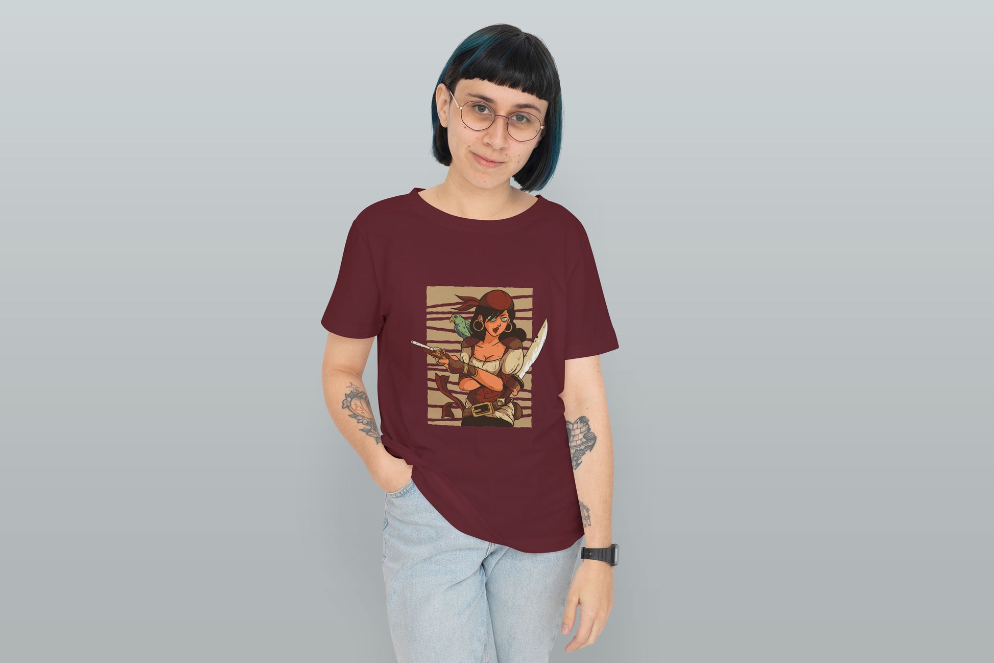 maroon